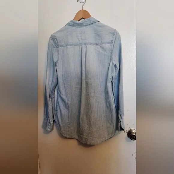 Merona Sky Blue Casual Shirt - Picture 5 of 5